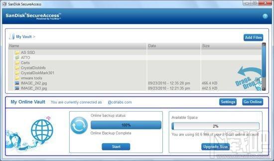 SanDisk SecureAccess,闪迪保险箱安全软件,U盘加密